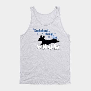 Dachshund Through The Snow Tank Top